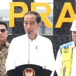 Jokowi meresmikan Tol Indralaya-Prabumulih senilai Rp 12,5 triliun.