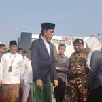 Momen Jokowi Panggil Menag Yakut Chulil Komas Panglima Kopasos di Hari Santri 2023