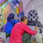 Dingin!  Tembok di lahan kosong ini dijadikan mural sejarah Malang: perjalanan Okezone