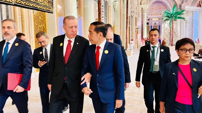 Erdogan bekerja sama dengan Jokowi ketika Turki dan Indonesia membahas bantuan untuk Palestina