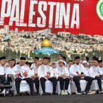 Unjuk rasa pro-Palestina dengan bergabungnya Anis Basudan dan Pawan Maharani